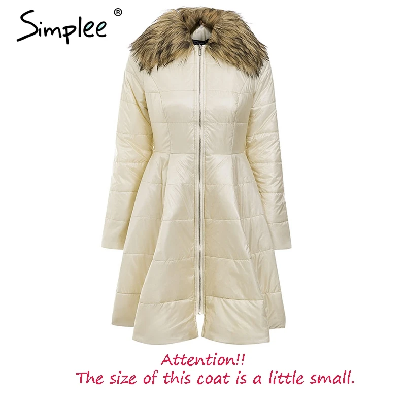 Simplee элегантный сатиновое платье-пеплум Женская парка пальто зима 2018 Твердые