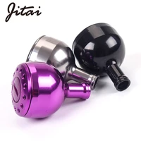 jitai metal knob fishing handle for baitcasting spinning drum wheel diy crank rocker knobs fishing reels replacement accessory