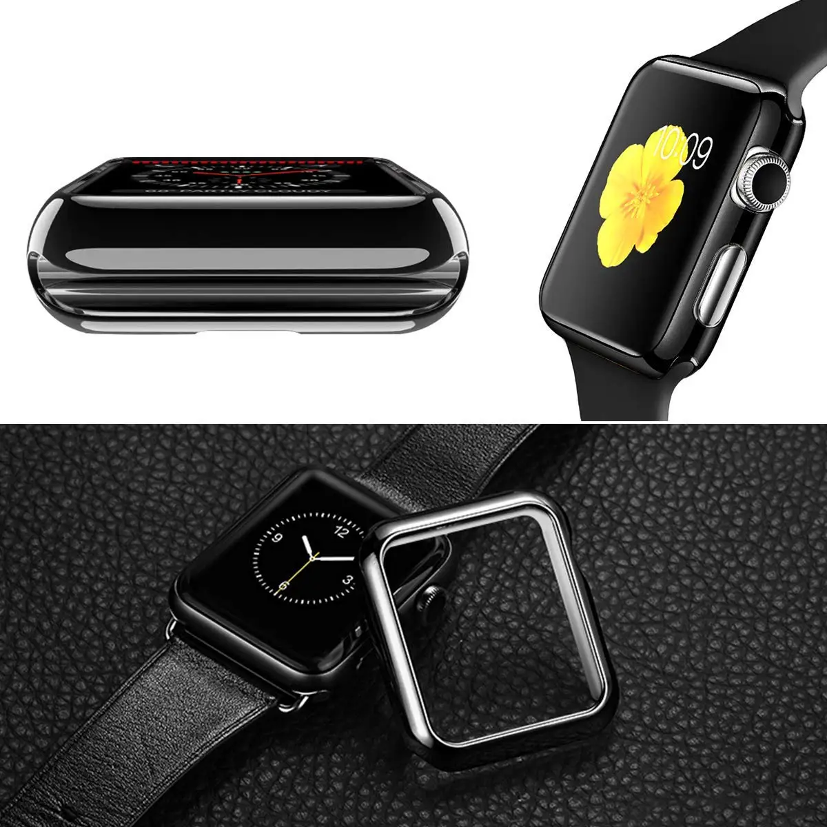 Aniyoh магнитные часы из нержавеющей стали чехол для Apple Watch 38 мм 42 мм. Стальные