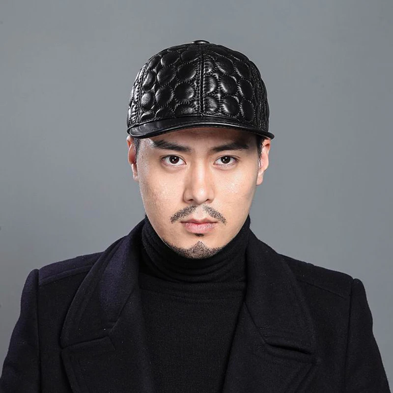 Новинка 2018 однотонная Зимняя кепка фирменная бейсбольная для папы бейсболка из