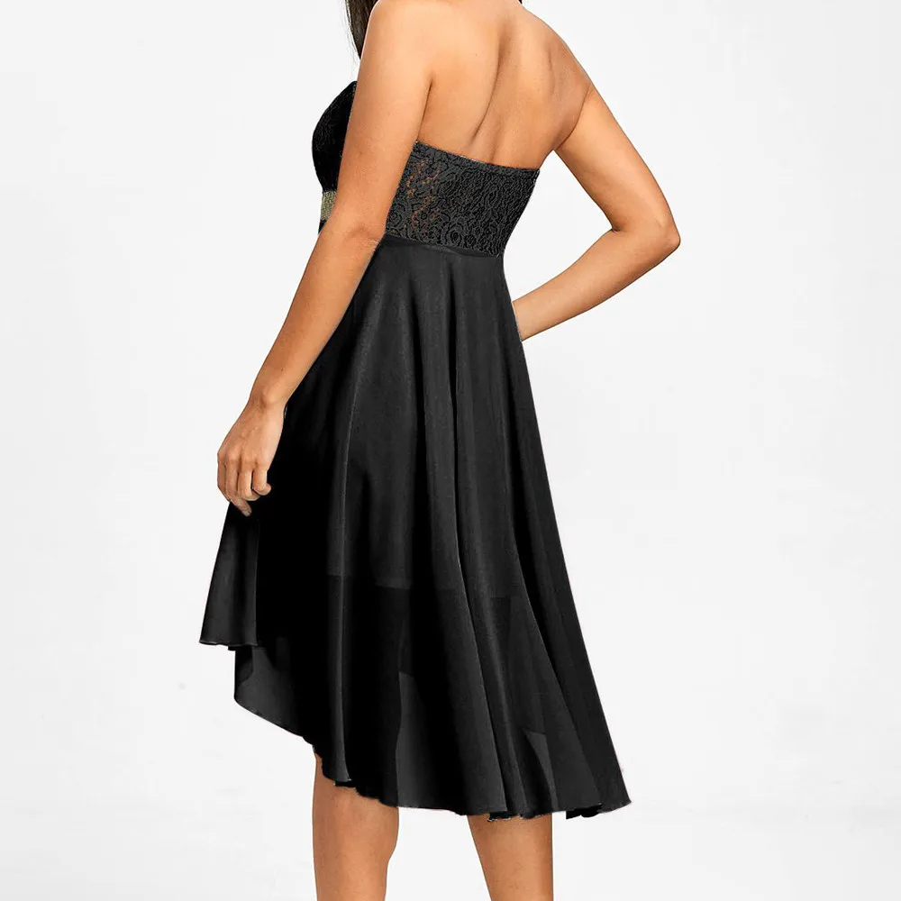 Женское шифоновое платье бандо с открытыми плечами и естественной