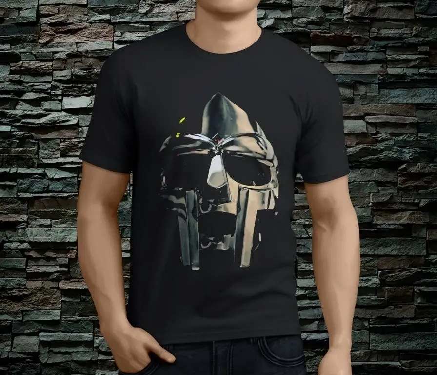 MF DOOM Футболка Маска футболка Madvillian J Dilla Madlib Мужская черная Размер S 3XL 2019 модная
