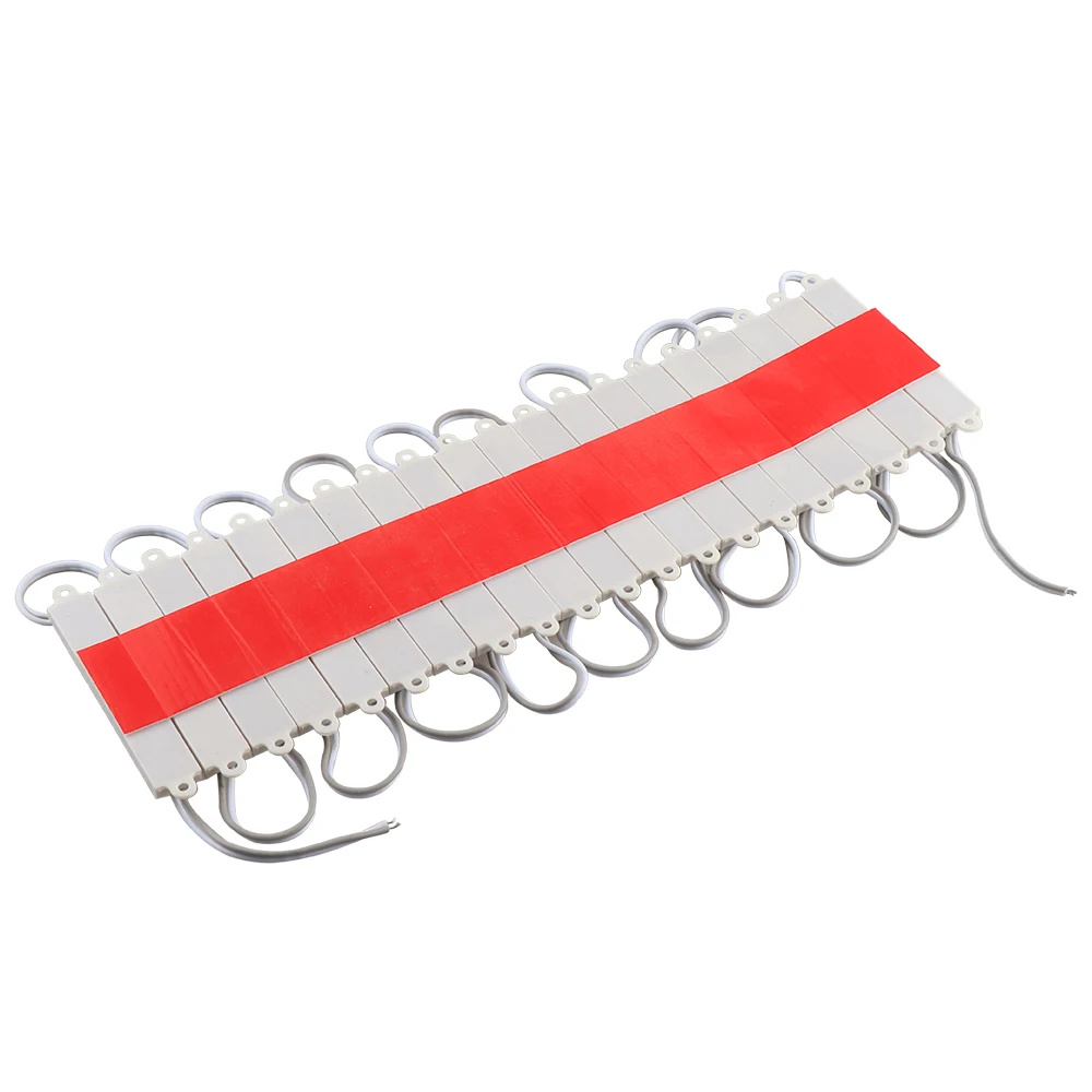 20 шт. 5050 SMD 5 светодиодный s светодиодный модуль белый/теплый белый/красный/зеленый/синий Водонепроницаемая световая рекламная Лампа DC 12 В