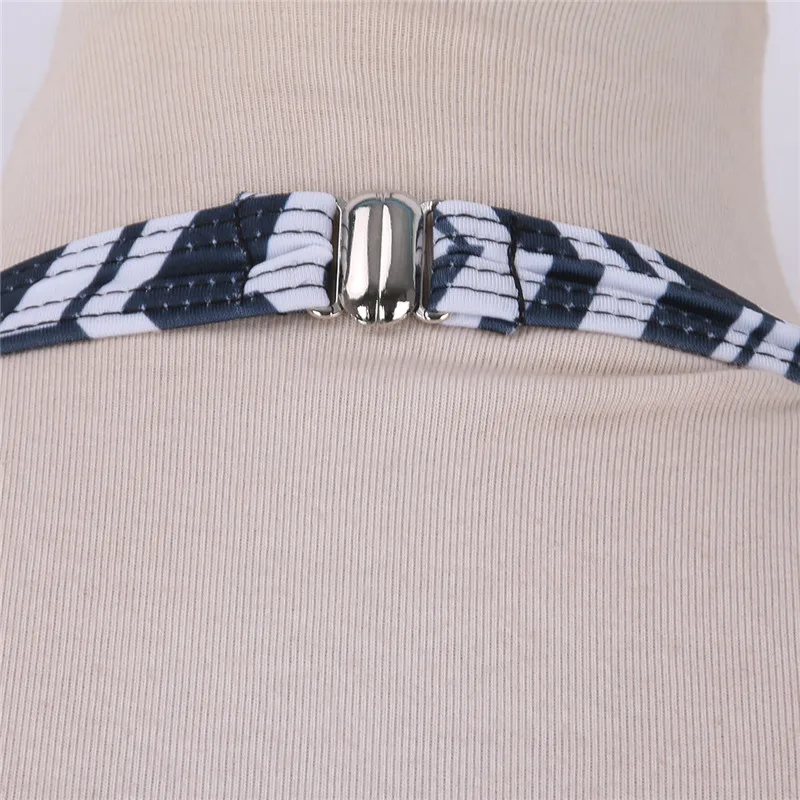 Женский купальник из прозрачной сетки сексуальный цельный в полоску с открытой