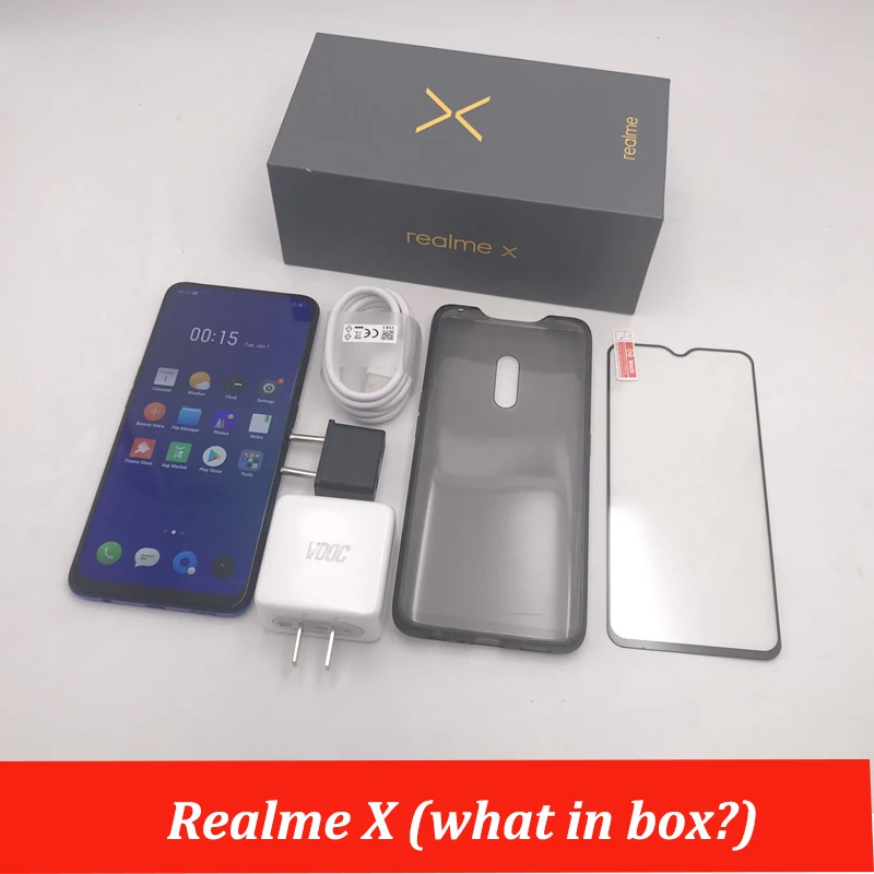 Смартфон Oppo Realme X, 4G LTE, 4 ГБ, 64 ГБ, Восьмиядерный процессор Snapdragon 710, экран 6,53 дюйма, 3765 мА/ч, двойная задняя камера, сотовый телефон