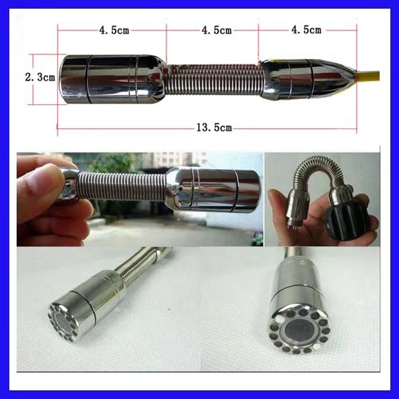 Труба Инспекционная камера канализационная Подводная труба инспекционная