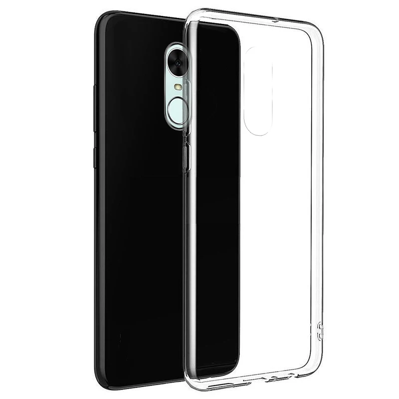 Прозрачный противоударный силиконовый прозрачный чехол для телефона Xiaomi Redmi