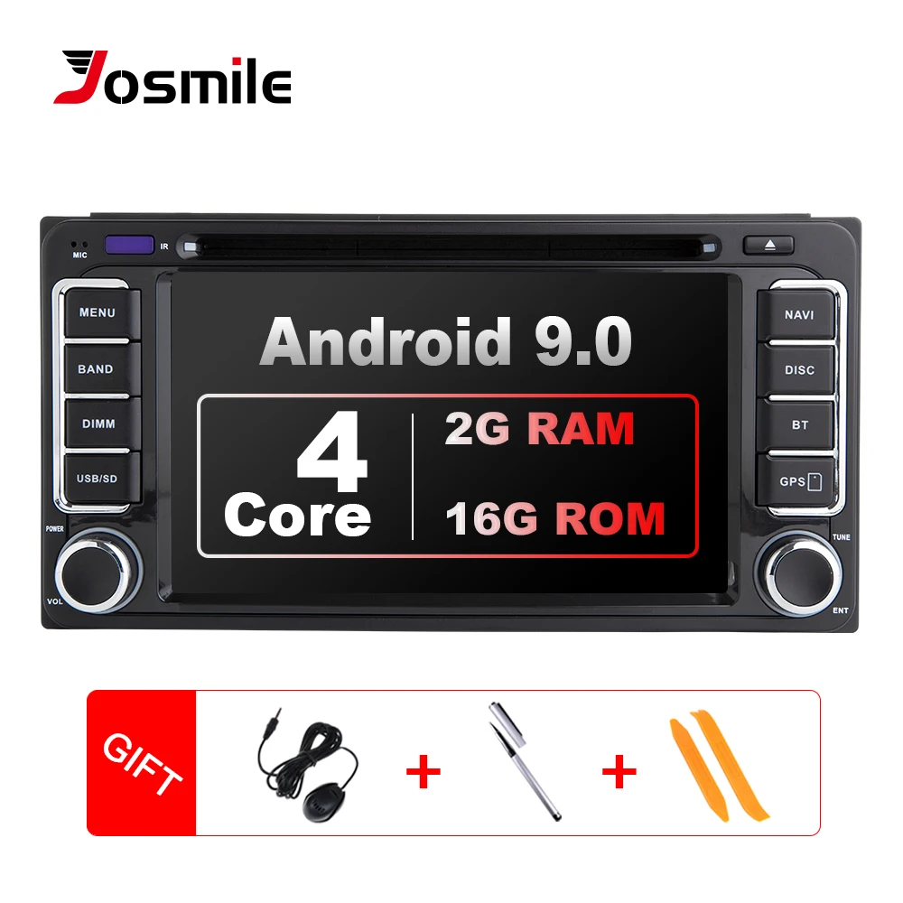 2 din Android 9 0 автомобильный dvd плеер для Toyota Land Cruiser 100 200 Prado 120 150 Rush Corolla Hiace Yaris Hilux