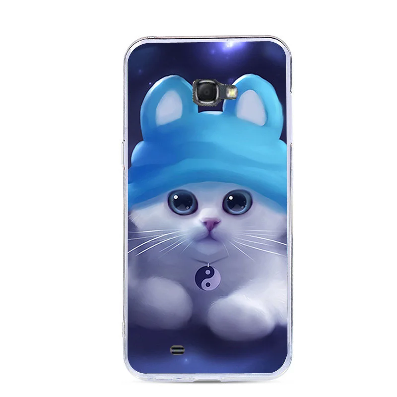 Мультяшный чехол для Samsung Galaxy Note 2 II N7100 5 " силиконовый мягкий из ТПУ защитные