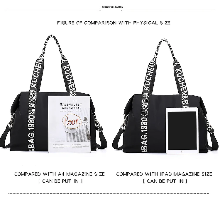 Wobag Модные Новые дорожные сумки большой емкости Oxofrd Tote Портативный багаж Повседневная Сумка Многофункциональная багажная сумка