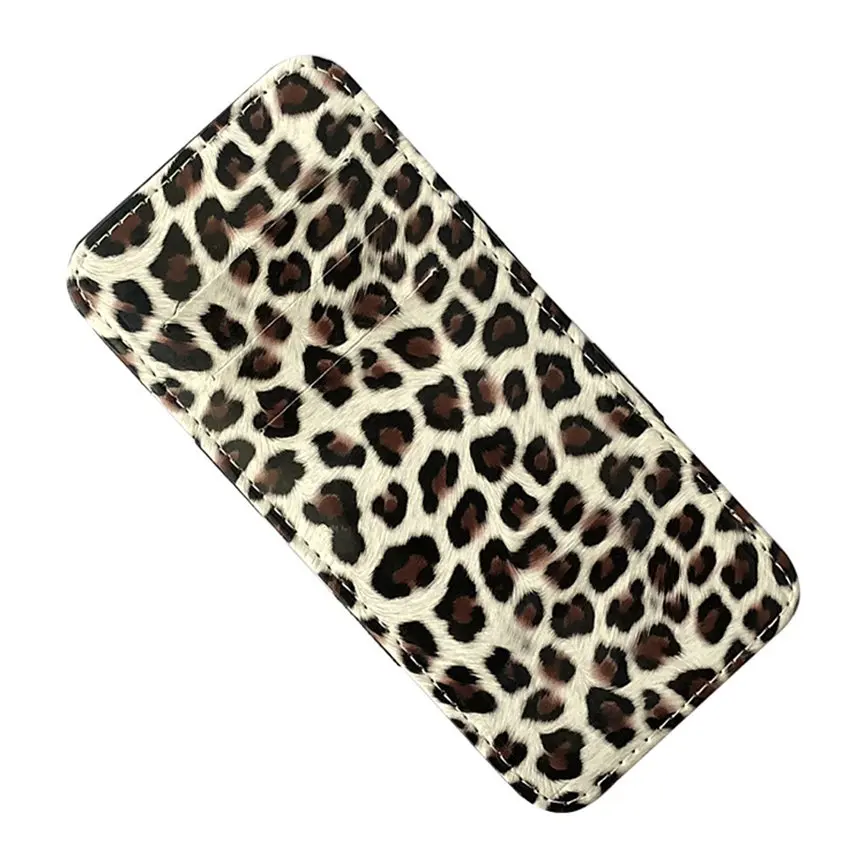 

Wallet Women Wallet Flip Wallet Thin Card Package Leopard Wallet Purse Capacity Casual Style #30