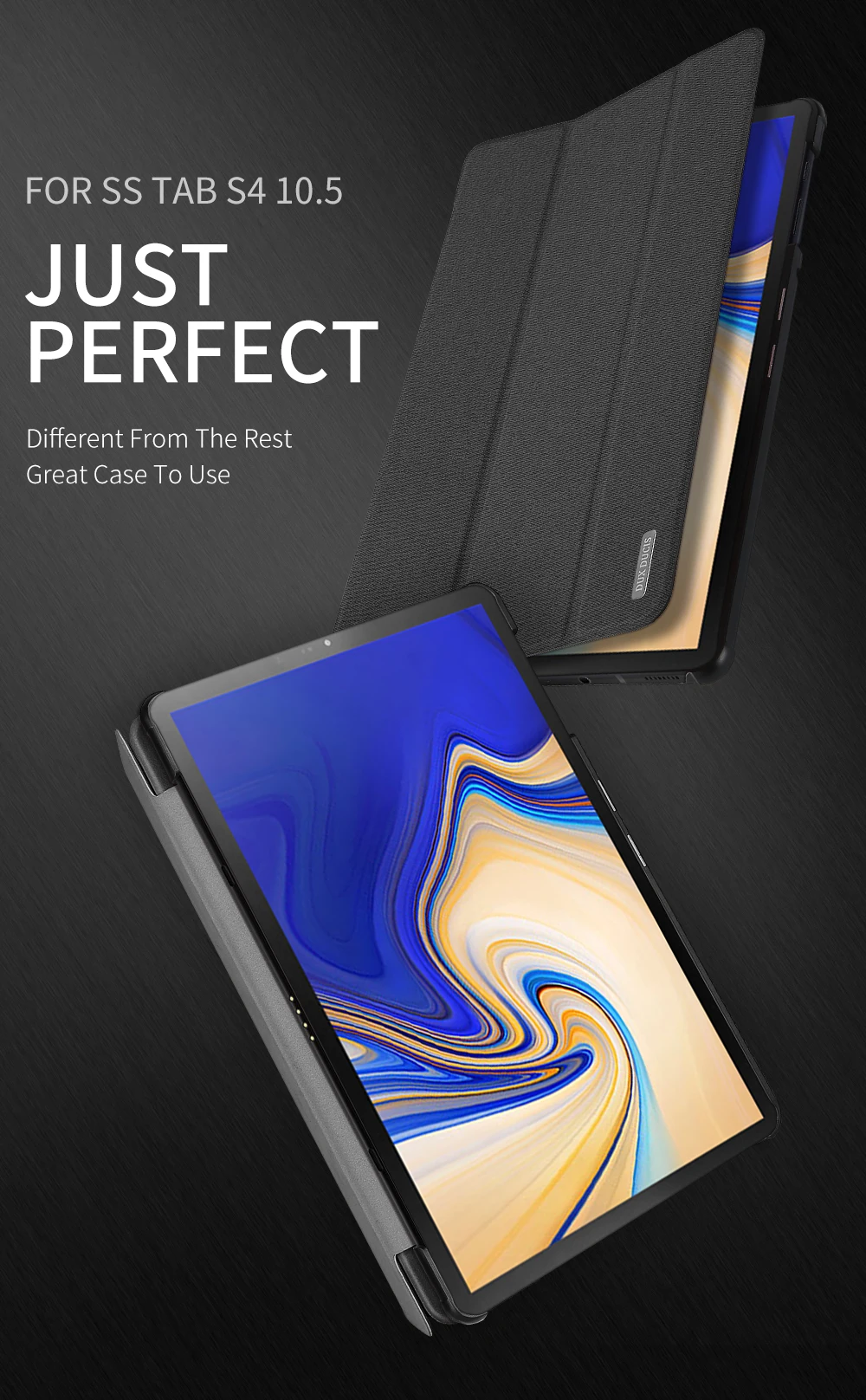 Роскошный чехол из искусственной кожи с защелкой для Samsung Galaxy Tab S4 10," подставка чехол-книжка для Samsung Galaxy Tab S4 T830 T835 чехол для планшета