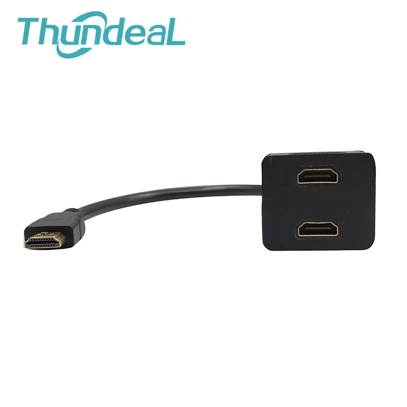 HDMI от 2 до 1 выход кабель переключатель Папа к женскому M/F в адаптер конвертер