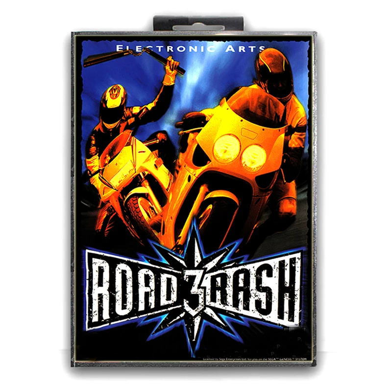 Road сыпь 3 с коробкой для 16-битной игровой карты Sega MD Mega Drive видеоконсоли Genesis |