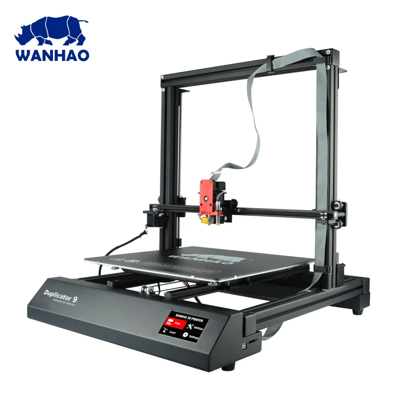 Wanhao brand D9 500 largest print size 500*500*500mm automatic 3D Printer machine with Auto Leveling Desktop 3D Printer machine