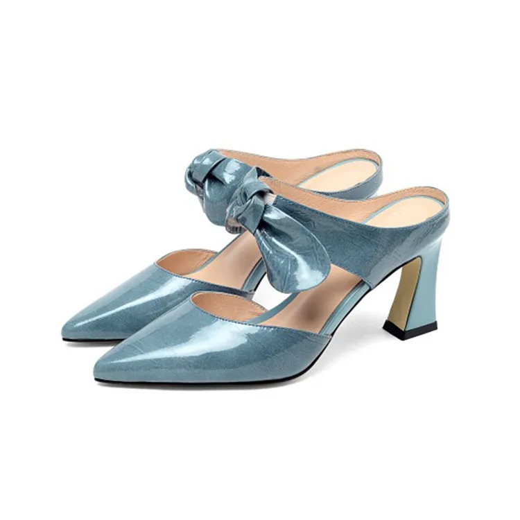 Шлепанцы MLJUESE женские из коровьей кожи летние сандалии розового цвета с