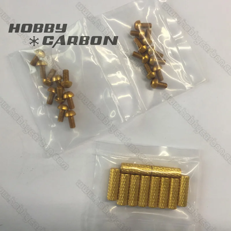 HOBBY CARBON Комплект крепежа 7075 Алюминиевый M3x10 круглая кнопка шестигранный болт с