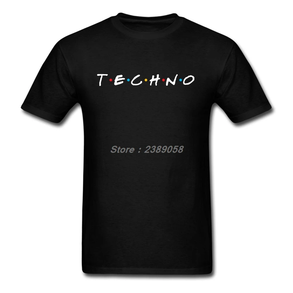 Мужские футболки в стиле хип-хоп футболка Techno Friend индивидуальные мужские с
