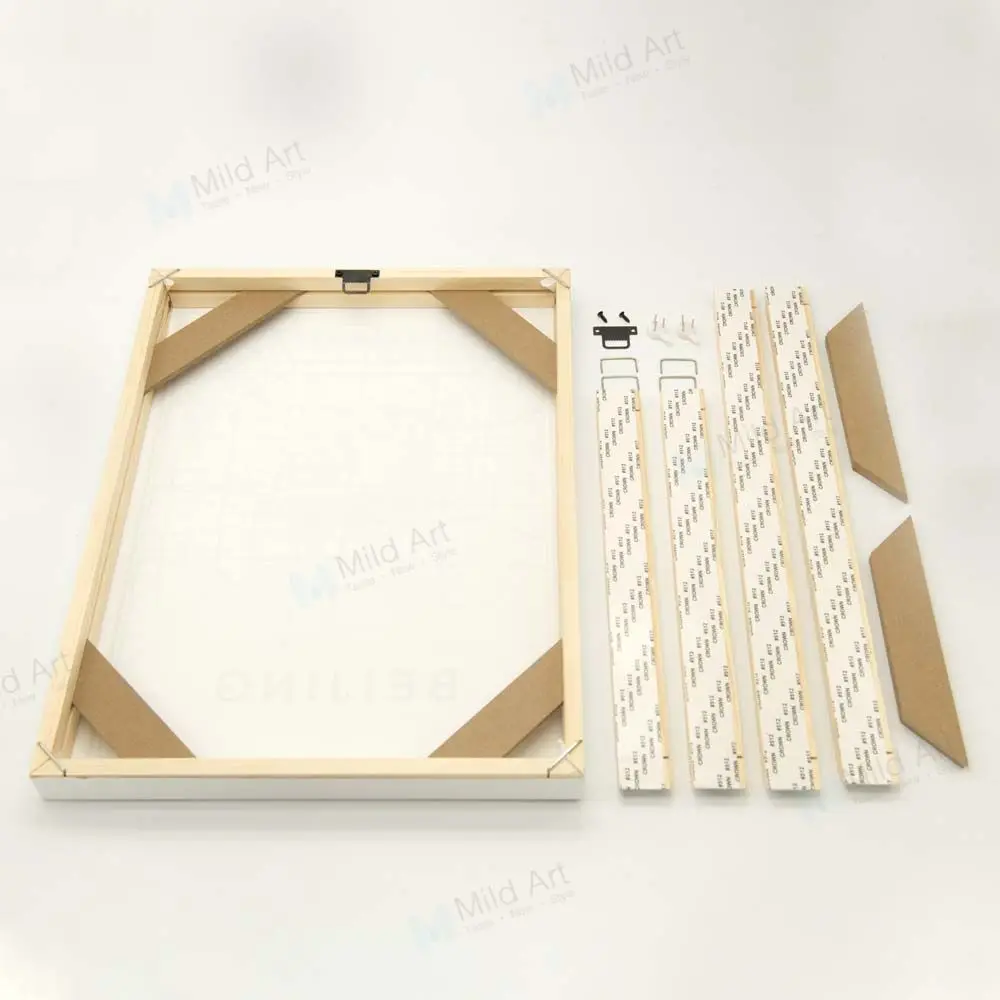 Минималистичный A4 DIY деревянный каркас растягивающийся холст картина большой