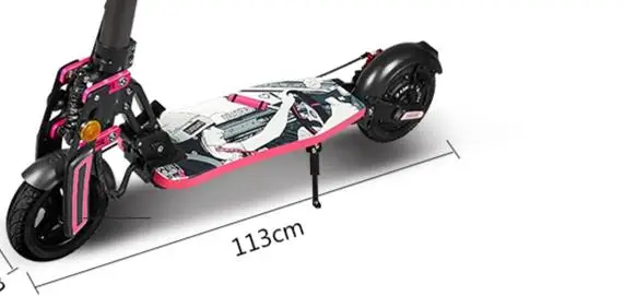 36v 7.8AH pink Электрический скейтборд Скутер Складной Мини Размеры 8 дюймов с дисплей и освещение 36v350w двигатель+ литиевая батарея 7.8ah подвеска - Цвет: 36v 7.8AH pink