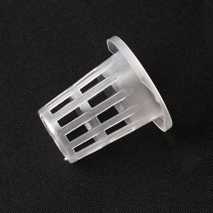 200 шт., зеленый сетчатый горшок с большим пальцем, сетчатая чашка, садовая корзина для выращивания, чашка аквапоники, PE материал, цветочное растение, гидропоники, аэропонная посадка