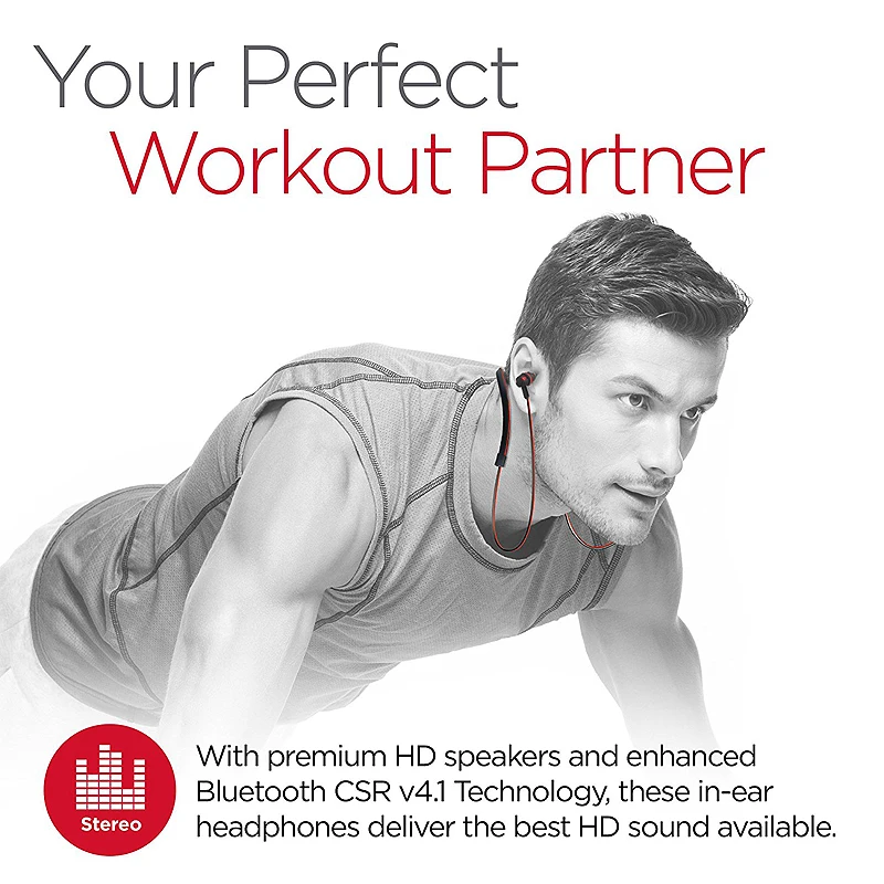 Ubit Flex 2 беспроводные Спортивные Bluetooth наушники с защитой от пота гарнитура для