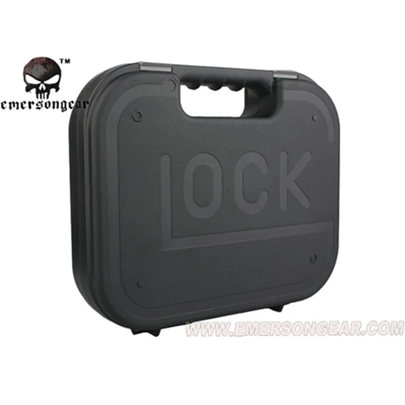 Emerson пистолет Glock Чехол тактический Жесткий Пистолет ABS коробка передач Чехол с подкладкой из пены страйкбол охотничья Коробка Чехол
