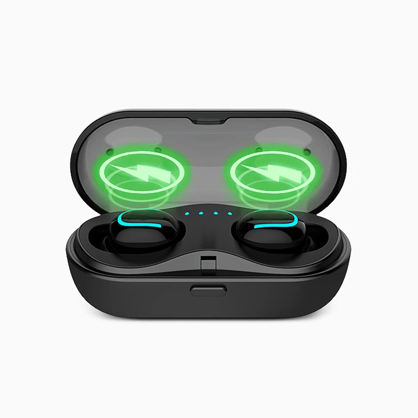 Bluetooth 5,0 Беспроводной гарнитура Bluetooth наушники 3D стерео звук правда Беспроводной наушники TWS наушники-вкладыши с зарядный чехол
