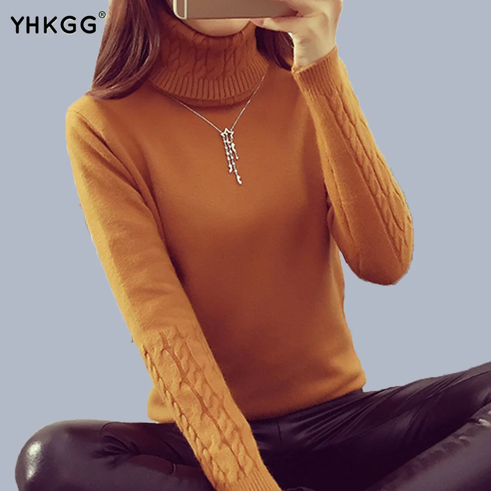 2018 Brand New Women's Sweaters and Winter Hot Women Sweater Thickening Slim Pullover | Женская одежда