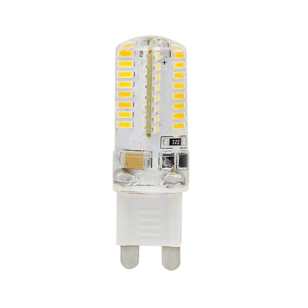 G9 Лампа AC 220V 110V Высокая мощность 9W SMD3014 64 leds лампада СИД свет 360 градусов Замена 30w