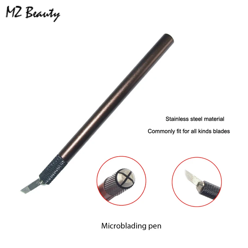 Стерилизованная ручка для микроблейдинга ручной Макияж Бровей тату ручки