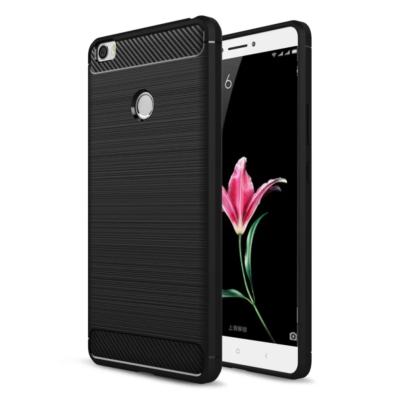 Чехол для Xiaomi Mi max чехол из углеродного волокна Матовый ТПУ телефона мобильного Max
