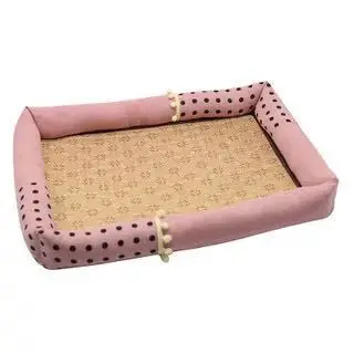 pink Оксфорд крутая летняя кровать для домашних животных Съемная охлаждающая подложка коврик для собак Питомник для кошек бульдог самоед Маленькие Средние собаки - Цвет: pink