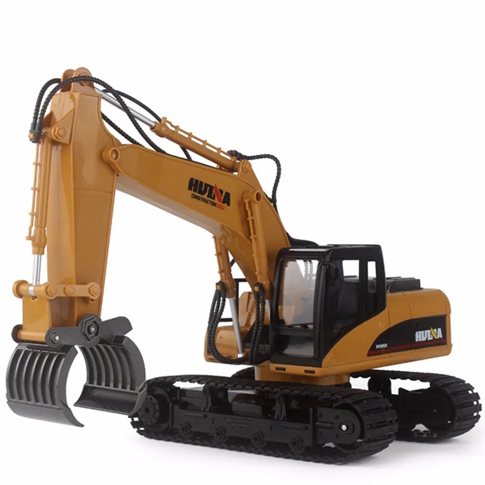 HuiNa 1570 RC Автомобиль 2 4G 1:14 экскаватор 16 каналов металлическая зарядка