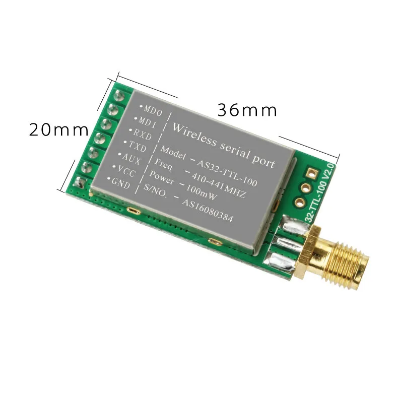 433 МГц SX1278/SX1276 LORA беспроводной модуль 100 МВт 3000 м Дальний диапазон lora спектр