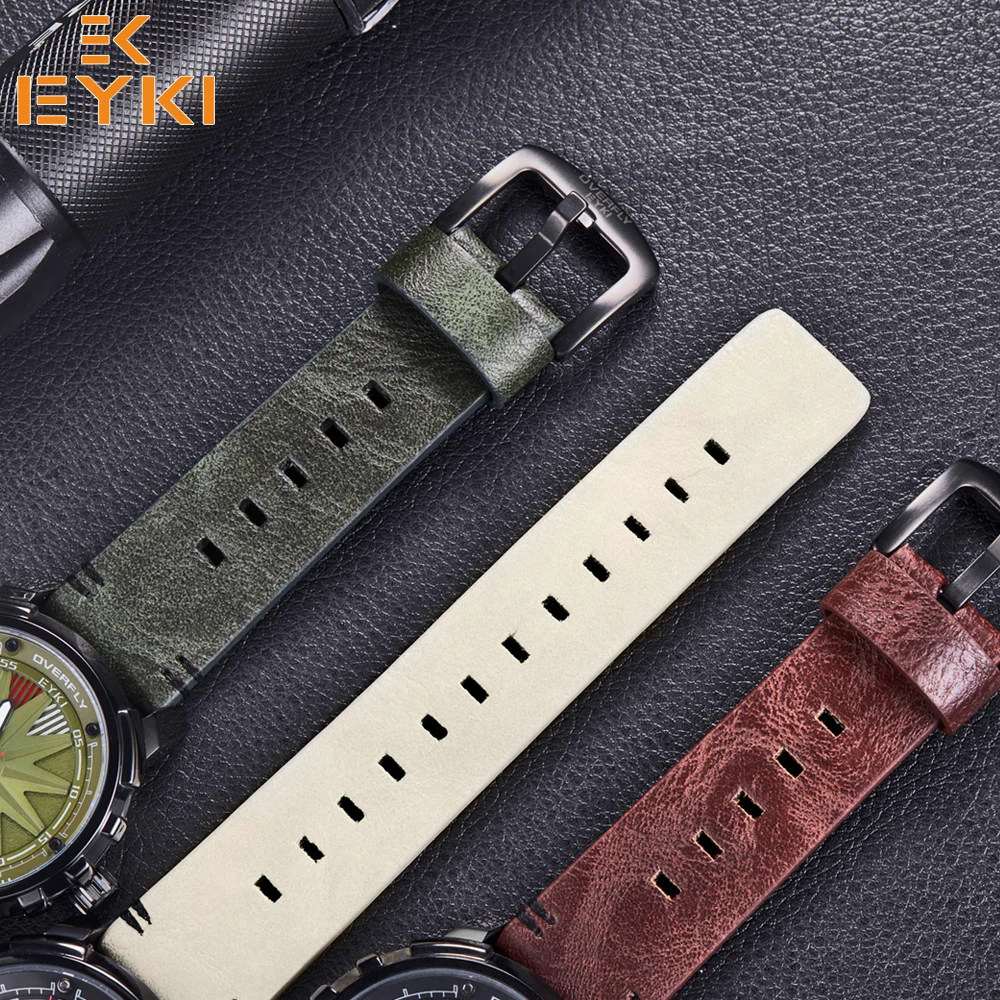 EYKI мужские часы Лидирующий бренд Роскошные спортивные водонепроницаемые Модные