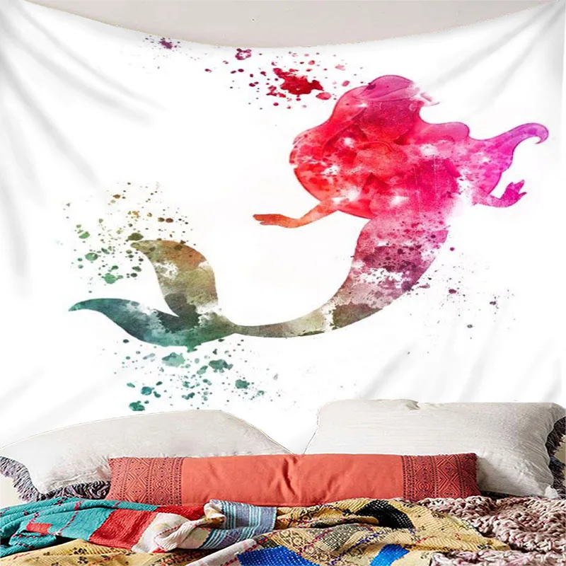 3D Подвесной Настенный Гобелен в виде рыбок покрывало пляжное полотенце