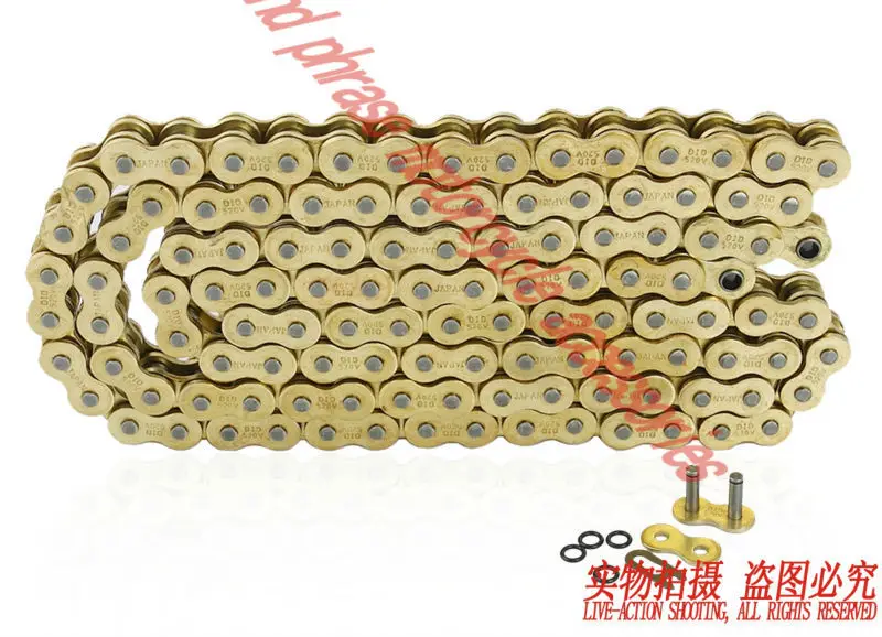Motorcycle universal Drive Chain Gold O-Ring 428 Length 136 for TZR125 XT225 XG250 | Автомобили и мотоциклы