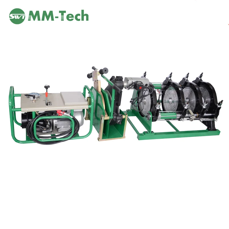 

HDPE semiautomatic hydraulic fusion welding machine
