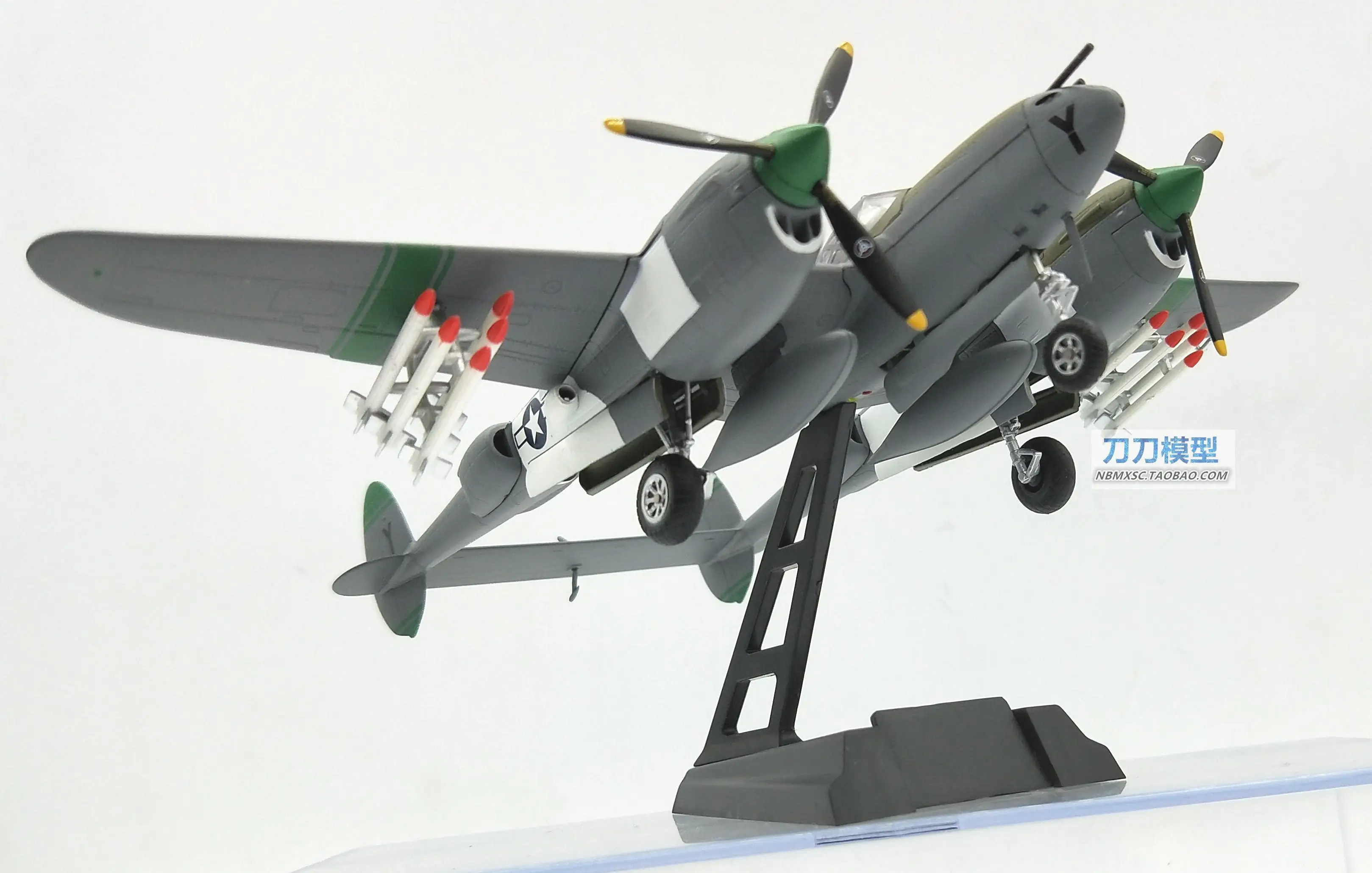 Риан день 1/72 Scale Военные модели игрушки слово войны P38 P-38 освещения истребитель литья под давлением Металл самолета Модель игрушки для коллекция/подарок