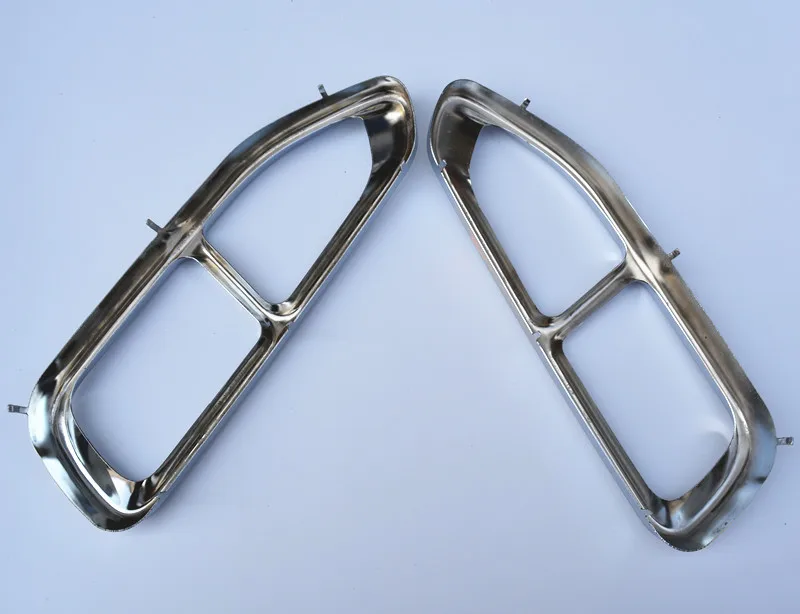 Сзади автомобиля хвост горло выхлопная труба глушитель 304 Нержавеющая сталь