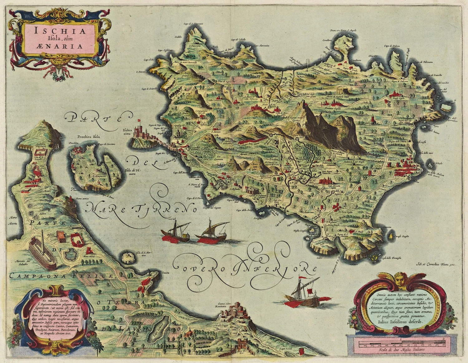 Винтаж Карта мира Плакат Italien (1863) классический холст картины настенные плакаты