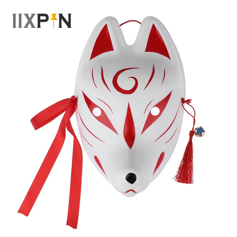 Японские маски IIXPIN для Маскарадного костюма расписанные вручную из ПВХ Полулицо