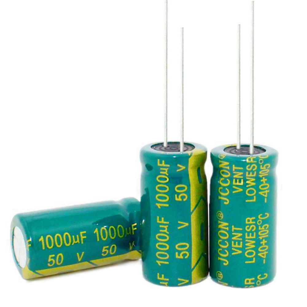 10 шт./лот 10 мкФ 22 47 мкФ 100 мкФ 470 мкФ 1000 мкФ 2200 мкФ 50 значение комплект электролитический конденсатор с алюминиевой крышкой, Алюминий низкое сопротивление высокой частоты