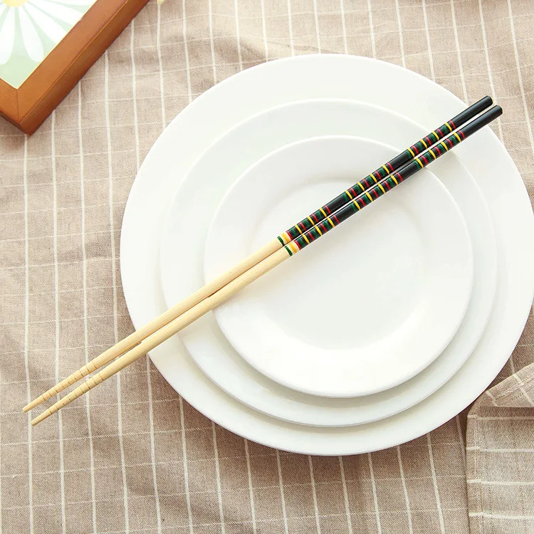 6 пар супердлинные бамбуковые палочки для еды|bamboo chopsticks|bamboo chopsticks wholesalelong |