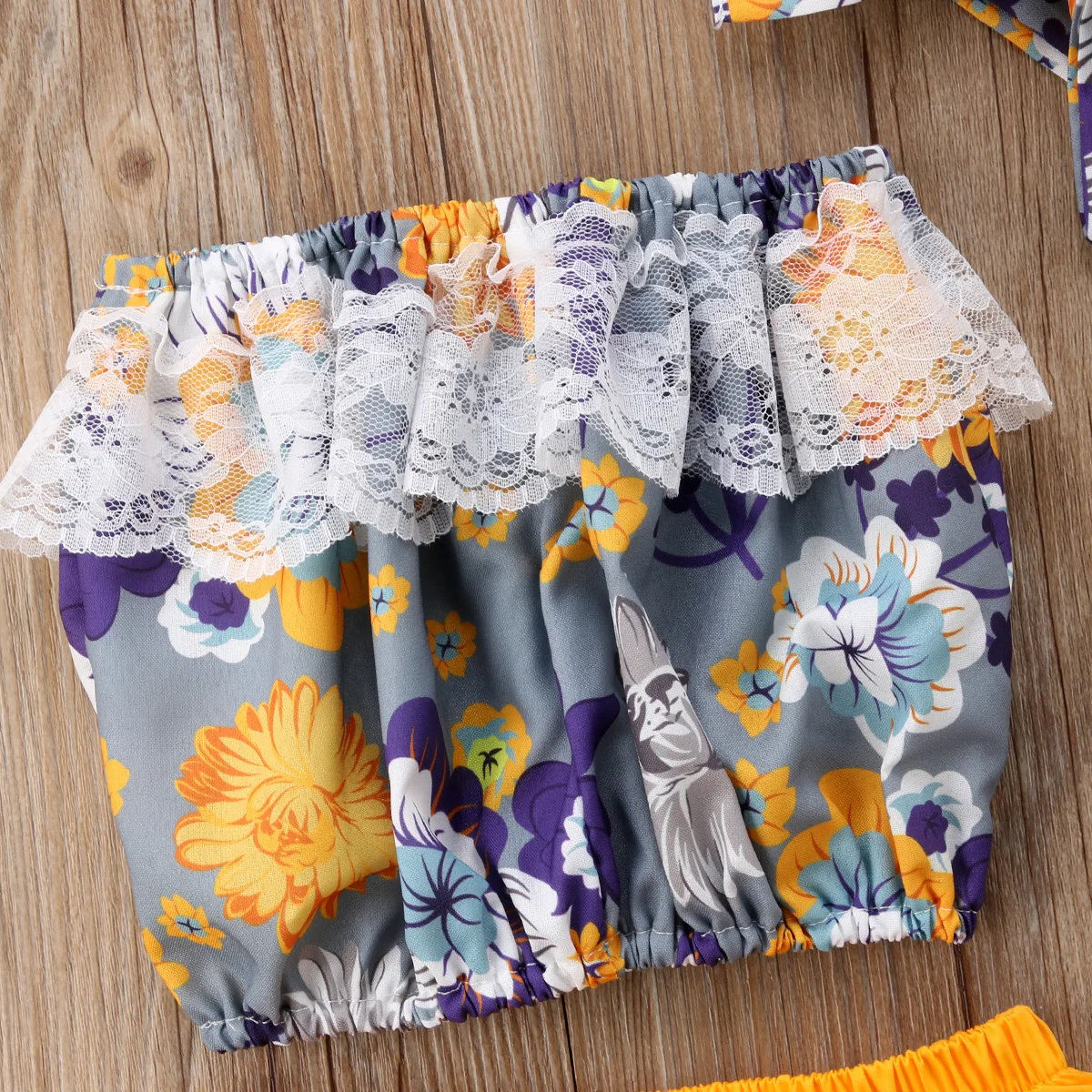 Новинка 2018 года модные трендовые наряды для новорожденных девочек кружевное