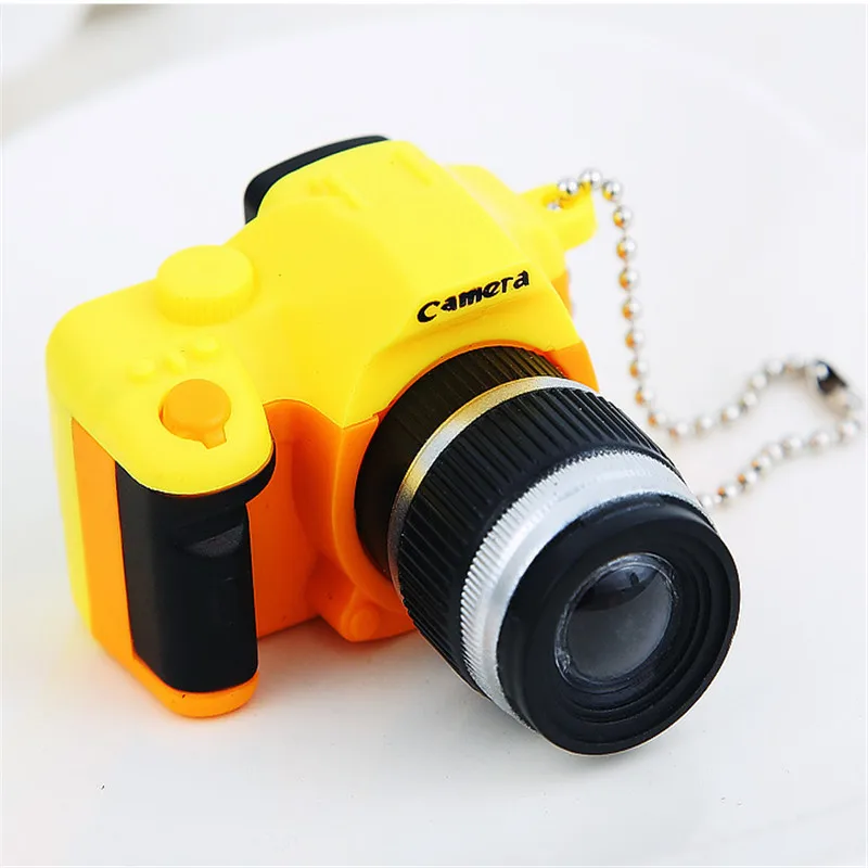 Digital SLR Camera Toy LED Luminous Sound Glowing Pendant Keychain Bag Accessories Plastic |
