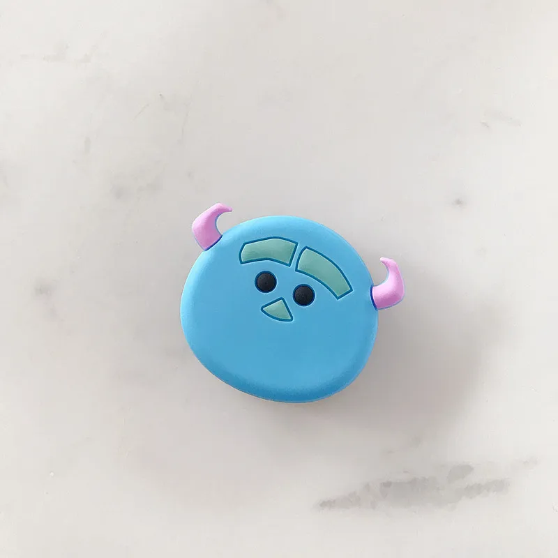 Милый мультфильм Anpanman Улица Сезам Круглый Универсальный кольцо-держатель мобильного телефона подушка безопасности Газа складной Стенд кронштейн для iphone samsung