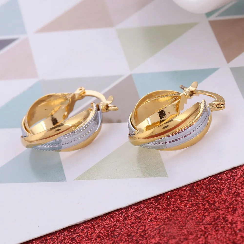 Женские серьги из латуни золотистого цвета модные ювелирные украшения|earrings for