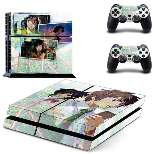 Аниме Dragon Ball one piece Наруто One Punch Man PS4 Кожа Наклейка виниловая для Playstation 4 консоли и контроллеров PS4 кожа - Цвет: GYTM0642